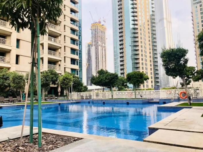 Nasma Luxury Stays - Fancy Apartment With Balcony Near Burj Khalifa ドバイ エクステリア 写真